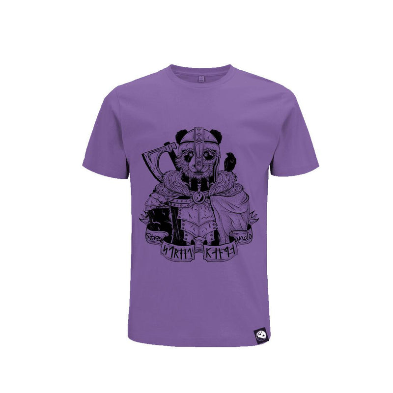 Viking Panda Unisex Tee-uni sex T shirt-Street Panda Clothing