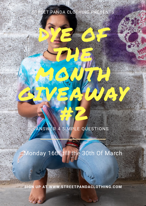 Time for the second tie-dye of the month competition!