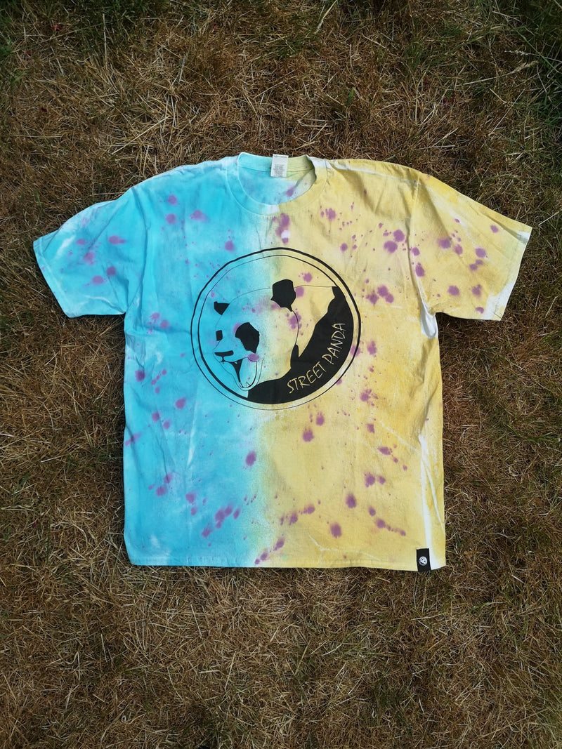 Custom Classic Panda Tie Dye Unisex Tee Street Panda