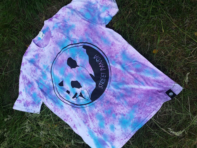 Custom Classic Panda Tie Dye Unisex Tee Street Panda