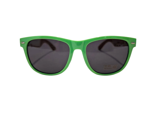 Handmade Green Bamboo Panda Sunglasses with clear Polarised UV400 Lenses Street Panda Clothing