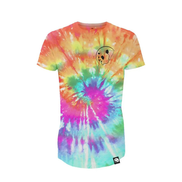Custom Classic Panda Tie Dye Unisex Long Tee-Street Panda Clothing