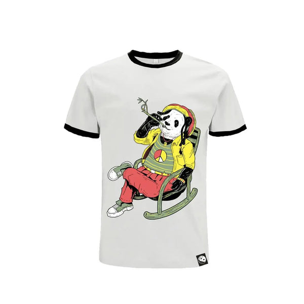 Organic Reggae Panda Unisex Tee-T shirt-Street Panda Clothing