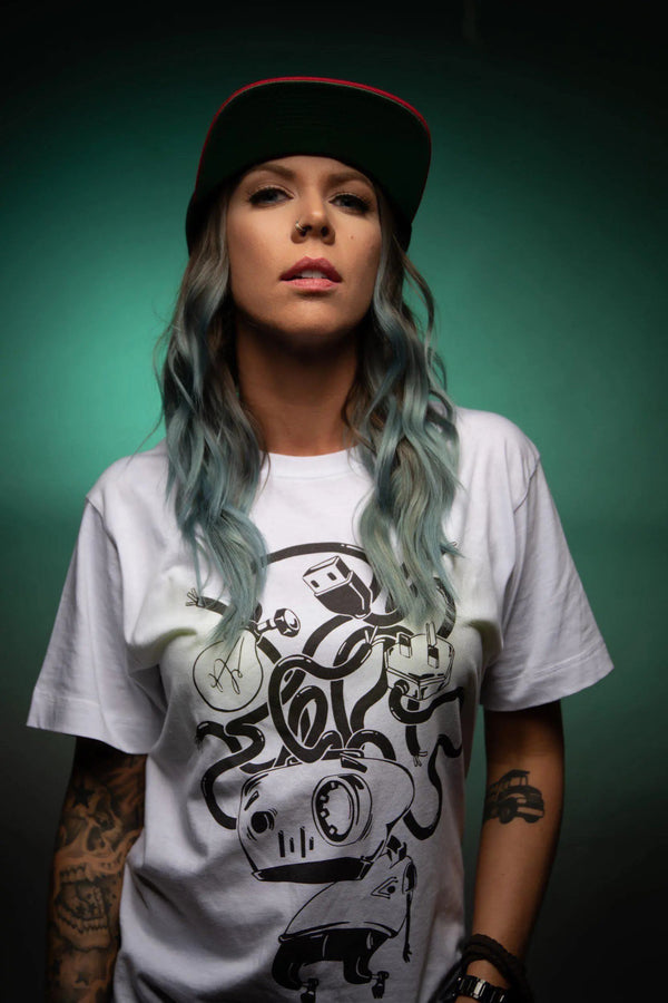 Organic Unplugged Unisex Tee-t-shirt-Street Panda Clothing