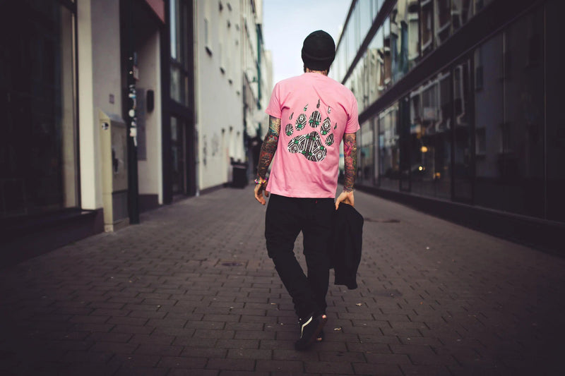Paw Pattern Unisex Tee-uni sex T shirt-Street Panda Clothing