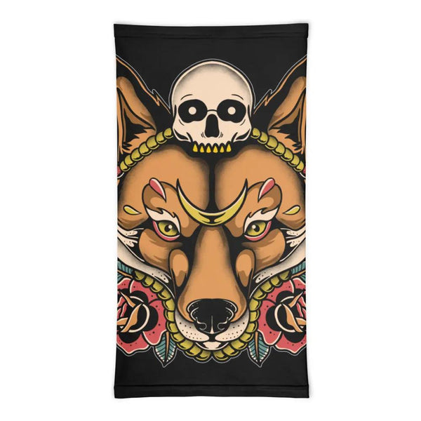 Skull Fox Neck Gaiter - Street Panda Clothing