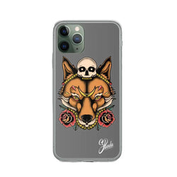 Skull Fox iPhone Cases ( Various Sizes )-iphone case-Street Panda Clothing