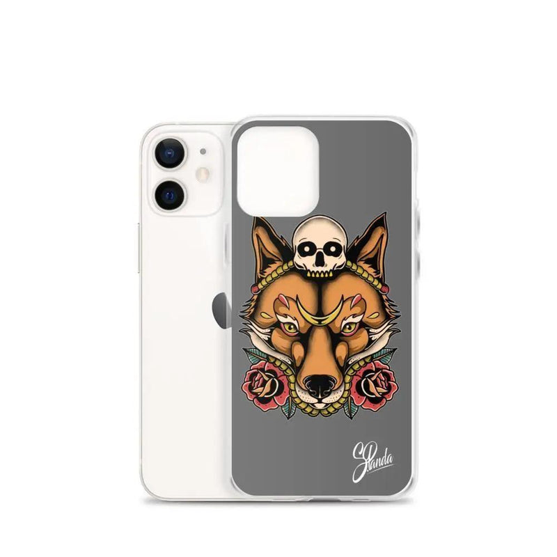Skull Fox iPhone Cases ( Various Sizes )-iphone case-Street Panda Clothing