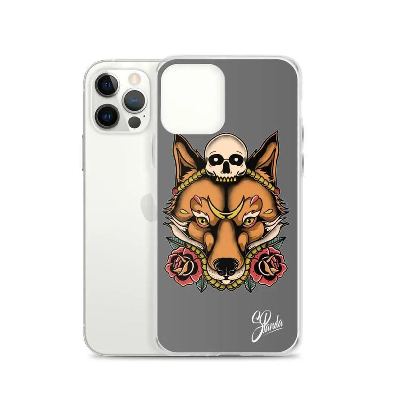 Skull Fox iPhone Cases ( Various Sizes )-iphone case-Street Panda Clothing