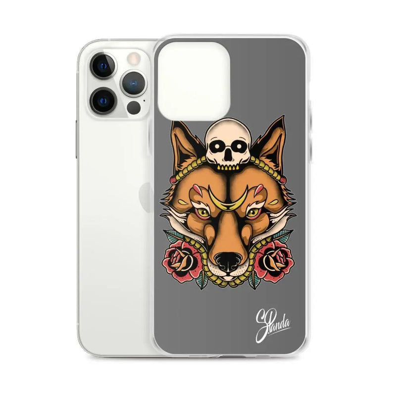 Skull Fox iPhone Cases ( Various Sizes )-iphone case-Street Panda Clothing