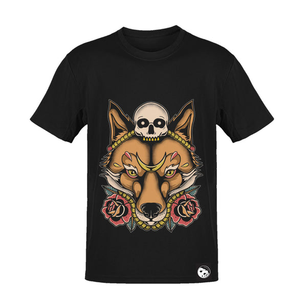 Skull Fox Unisex Tee - Street Panda Clothing