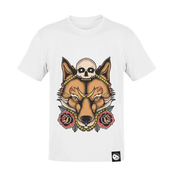 Skull Fox Unisex Tee - Street Panda Clothing