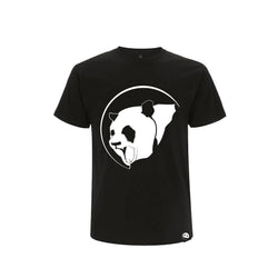 Black Classic Panda Unisex Tee-Street Panda Clothing