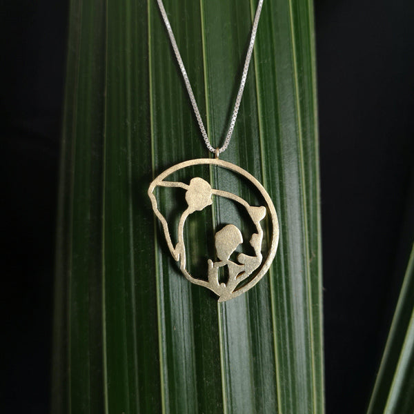 Classic Panda Pendent With Silver Chain-Jewellery-Street Panda Clothing