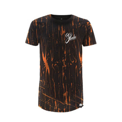 Custom Anniversary Signature Acid Wash Long Tee-uni sex T shirt-Street Panda Clothing