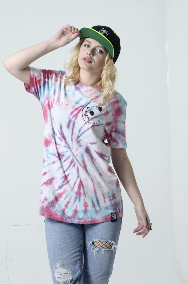 Custom Classic Panda Tie Dye Unisex Long Tee-Street Panda Clothing