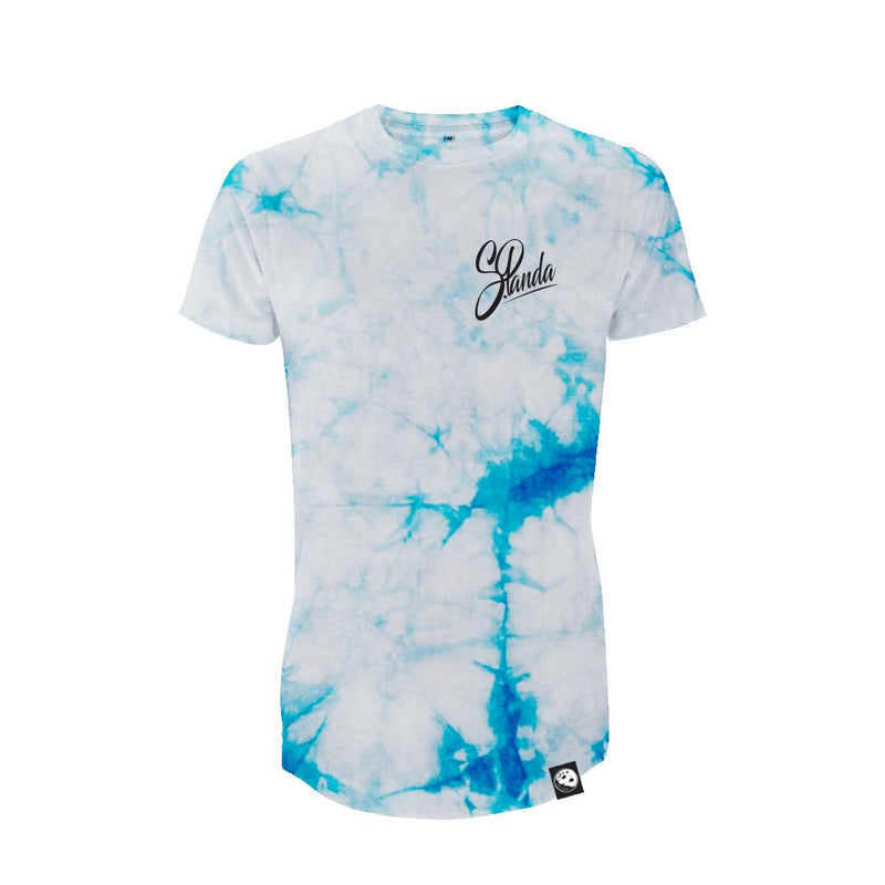 Custom Tie-Dye Anniversary Signature Long Tee's-uni sex T shirt-Street Panda Clothing