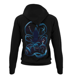 Cyber Squid v2 Hoodie-Hoodie-Street Panda Clothing