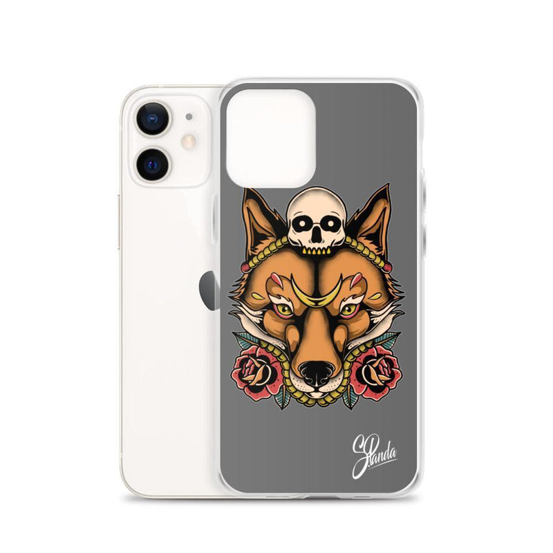 Skull Fox iPhone Cases ( Various Sizes )-iphone case-Street Panda Clothing