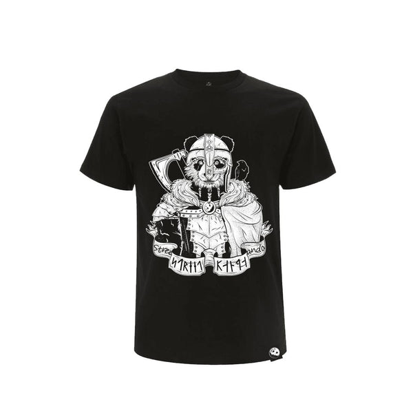 Viking Panda Unisex Tee-uni sex T shirt-Street Panda Clothing