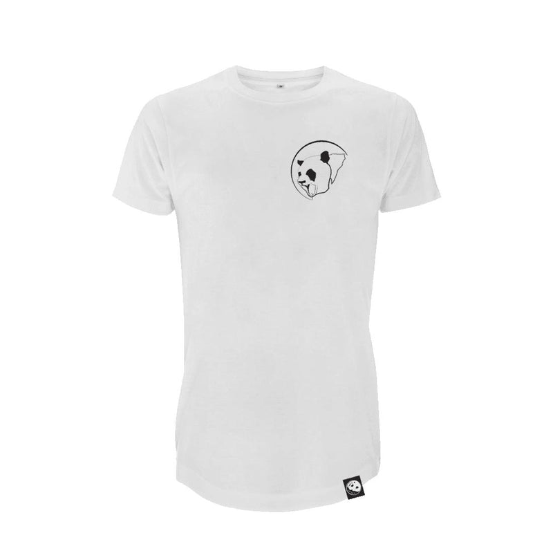 White Classic Panda Unisex Long Tee-Street Panda Clothing