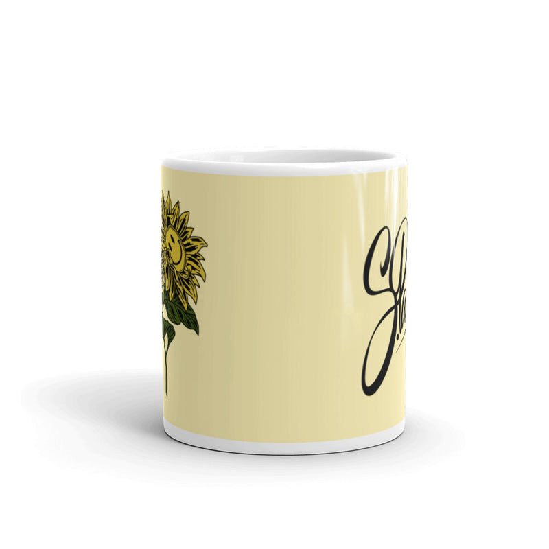 Flower Face Glossy Mug - Street Panda Clothing