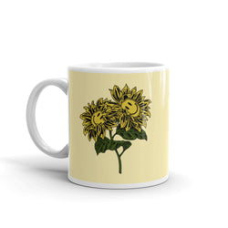 Flower Face Glossy Mug - Street Panda Clothing
