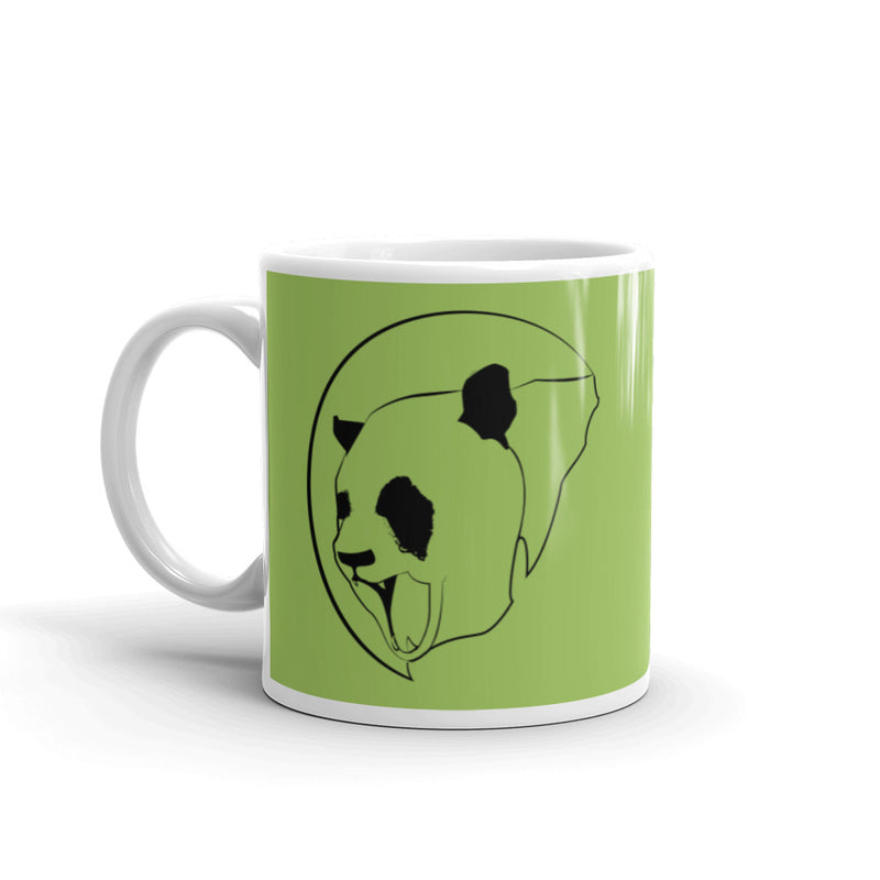 Green Glossy Classic Panda Mug - Street Panda Clothing