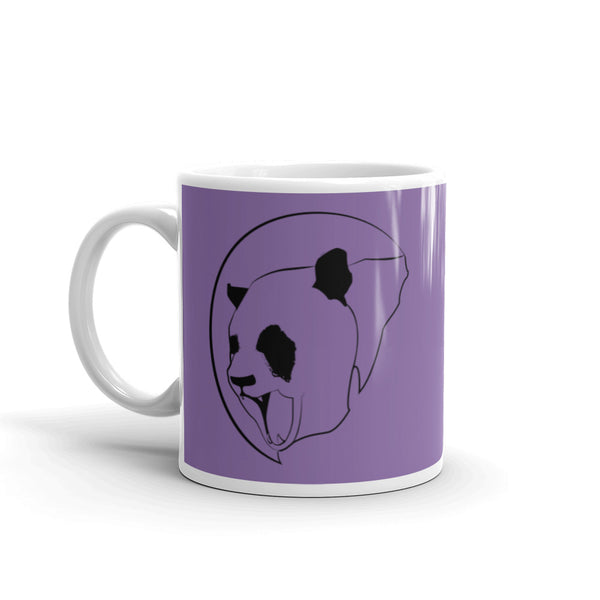 Purple Glossy Classic Panda Mug - Street Panda Clothing