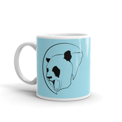 Blue Glossy Classic Panda Mug - Street Panda Clothing