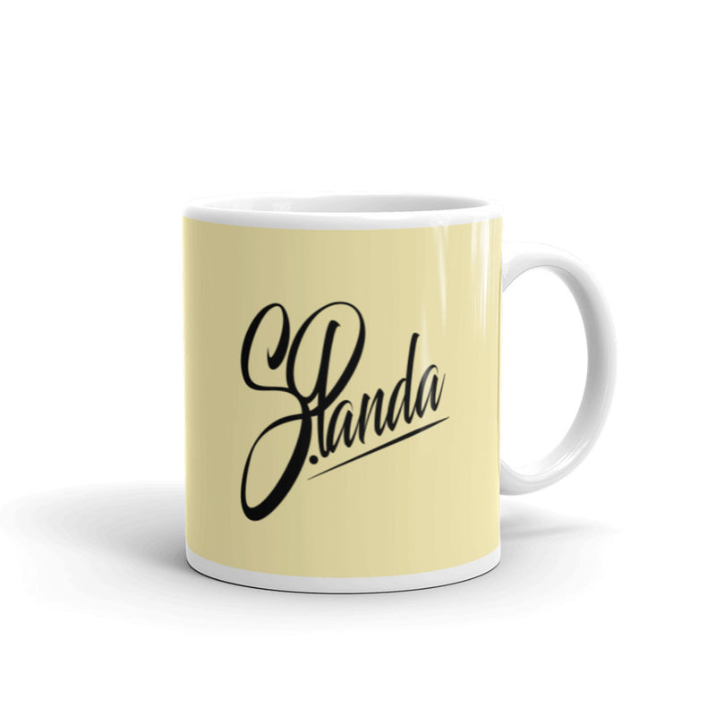 Flower Face Glossy Mug - Street Panda Clothing