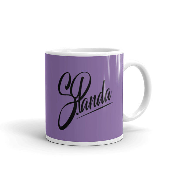 Purple Glossy Classic Panda Mug - Street Panda Clothing