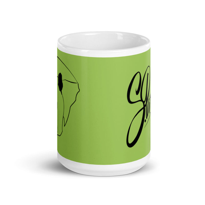 Green Glossy Classic Panda Mug - Street Panda Clothing