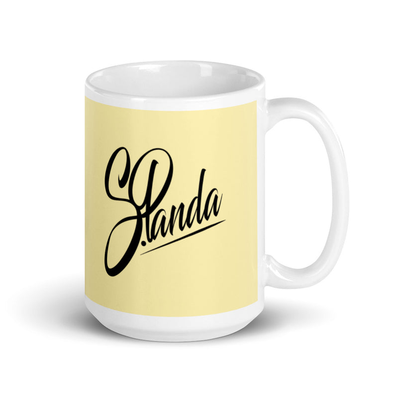 Flower Face Glossy Mug - Street Panda Clothing